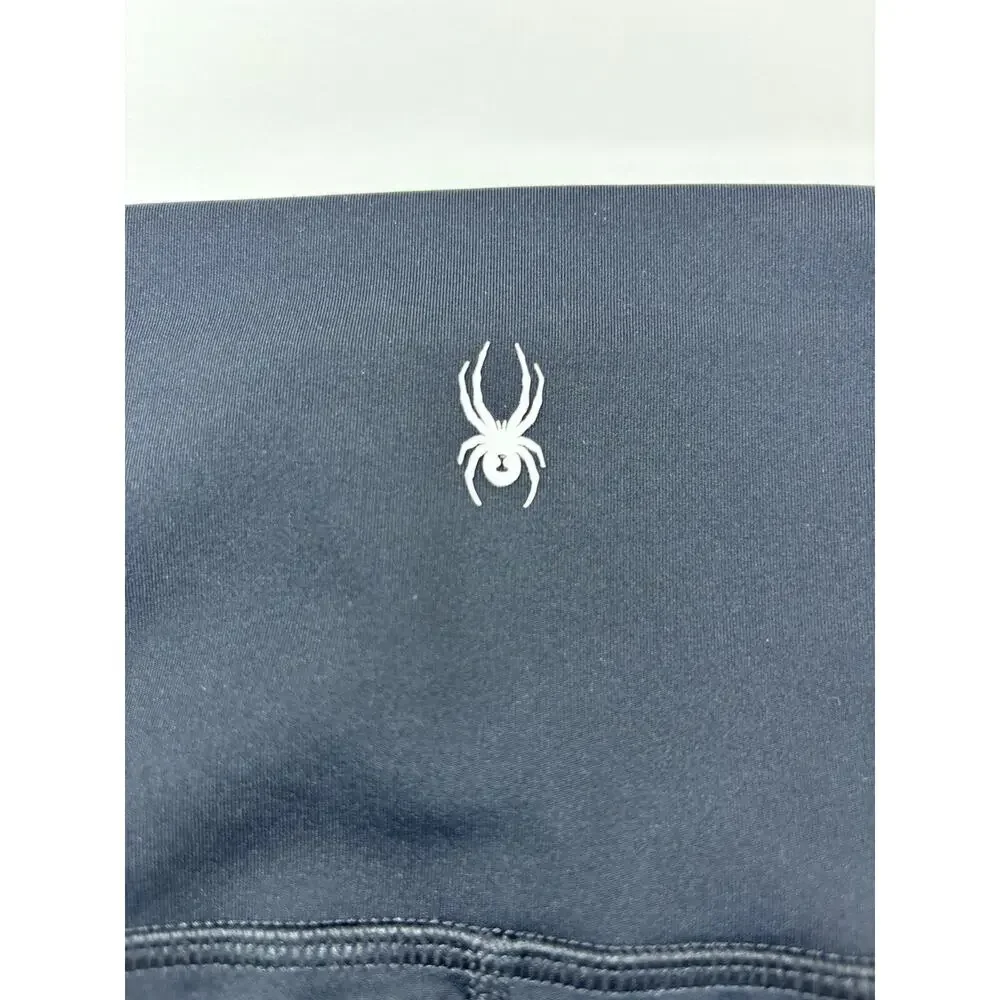 Spyder Leggings Black Large Pockets Large Logo on Leg - Picture 10 of 11